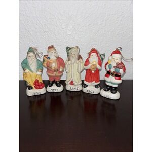 Set of 5 Vintage Christmas Eve "Memories of‎ Santa" 1850, 1872,1885,1905,1992